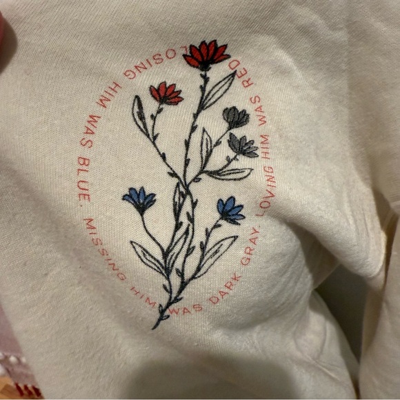 Taylor Swift Loving Him Was Red Sweatshirt Womens Sz S Pullover Album Merch - Picture 3 of 7